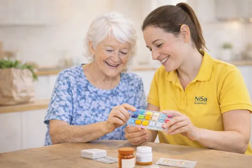 NiSa Betreuung – Medikamentenbox erklären und Alltag organisieren